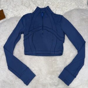Lululemon cropped define half zip